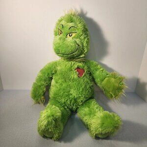 Build A Bear 2012 Christmas Grinch Plush with Light Up Heart - Not Tested